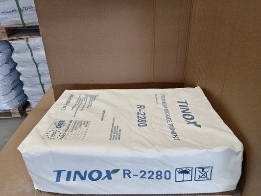 Купить TINOX R-2280 Titanium Dioxide Rutile with Superior Coverage Exceptional Dispersibility and Strong Blue Undertone for Plastic Applications online manufacture
